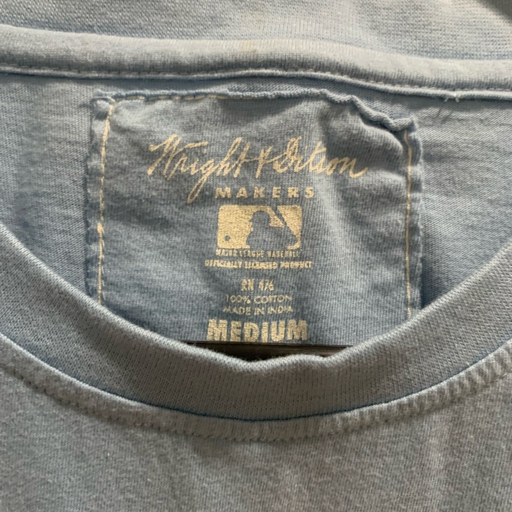 Rays Baseball Tampa Bay Shirt. Distressed look. Wright and Ditson NEW - Picture 3 of 3